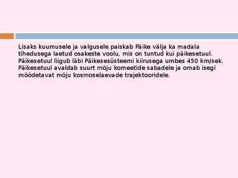 Päikese - powerpoint esitlus #8