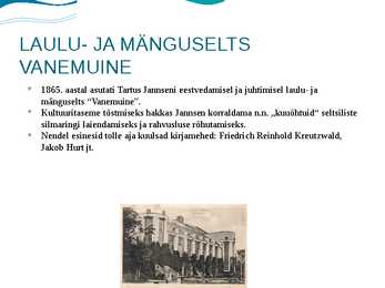 Johann Voldemar Jannsen - esitlus #5