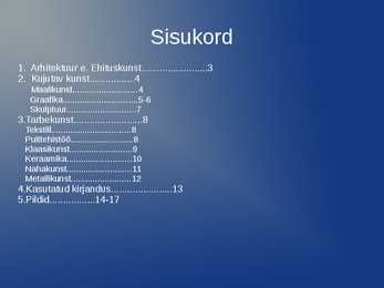 Kunstiliigid - esitlus #2