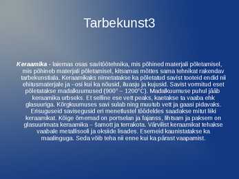 Kunstiliigid - esitlus #10