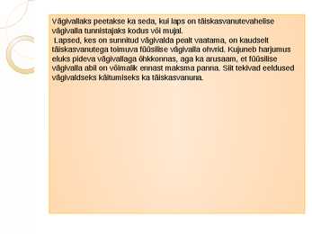 Perevägivald - esitlus #5