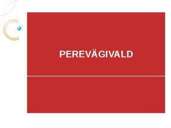 Perevägivald - esitlus