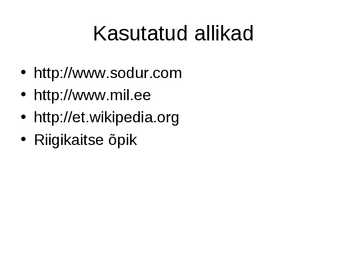 Relvad - esitlus #16