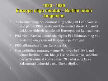 Euroopa liidu ajalugu #5