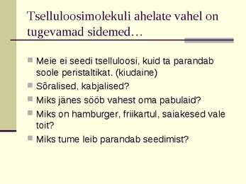 Süsivesikud esitlus #16
