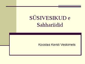 Süsivesikud esitlus #3