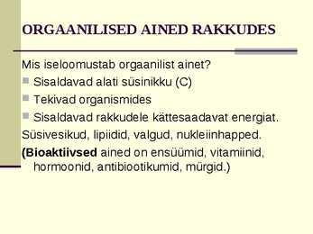 Süsivesikud esitlus