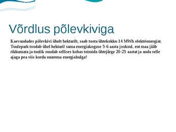 Ettekanne teemal-Tuuleenergia #14