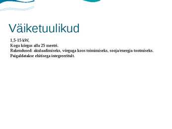 Ettekanne teemal-Tuuleenergia #15