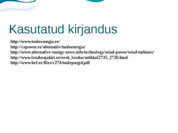 Ettekanne teemal-Tuuleenergia #22