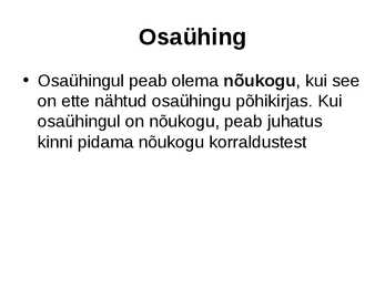 Ettevõtluse alused äriühingud #34
