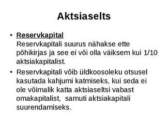 Ettevõtluse alused äriühingud #51