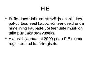 Ettevõtluse alused äriühingud #53
