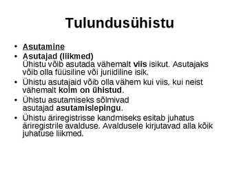 Ettevõtluse alused äriühingud #63