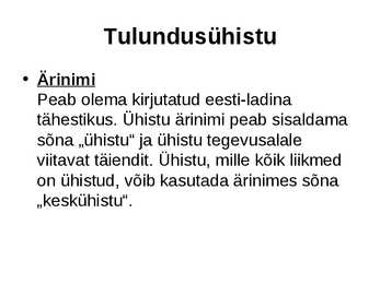 Ettevõtluse alused äriühingud #66