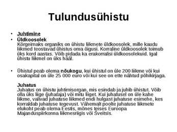 Ettevõtluse alused äriühingud #68
