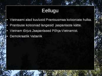 Vietnami sõda - esitlus #2