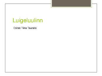 Kristiina Ehin - esitlus #13