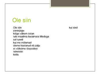 Kristiina Ehin - esitlus #10