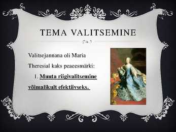 Maria Theresia Powerpoint esitlus #4
