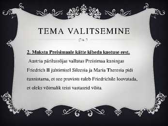 Maria Theresia Powerpoint esitlus #5