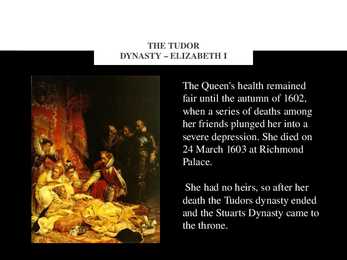 The Tudor Dynasty- Tudorite dünastia-Powerpoint Show #11