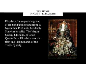 The Tudor Dynasty- Tudorite dünastia-Powerpoint Show #9