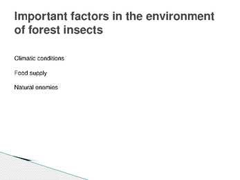 The control of forest insects-general considerations #2