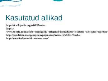 Maroko - teenindusmajandus #15