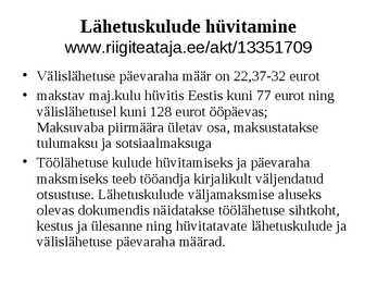 Raamatupidamine Loengukonspekt 2011 - Arveldused #20