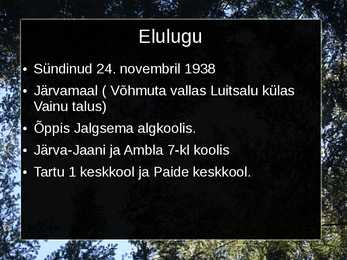 Hando Runneli eluloo esitlus #2