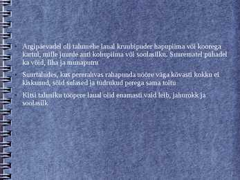 18-sajandi Eesti köök #4