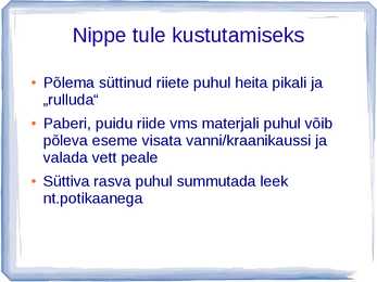 Tulekustutusained ja -vahendid #4