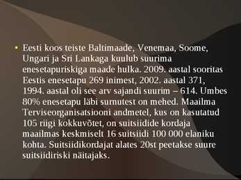 Suitsiid ehk enesetapp #8