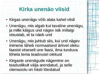 Unenäod- esitlus- #8