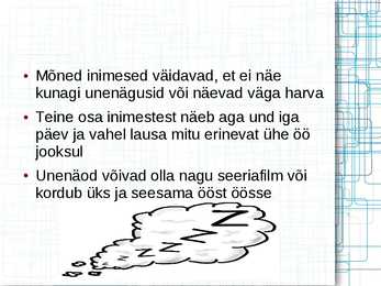 Unenäod- esitlus- #9