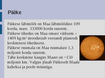 Ökoloogia energia loeng #4