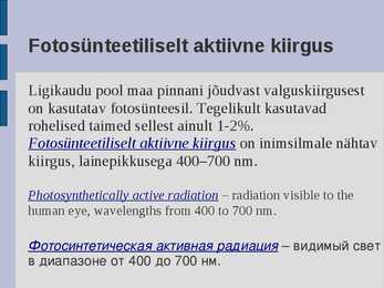 Ökoloogia energia loeng #32
