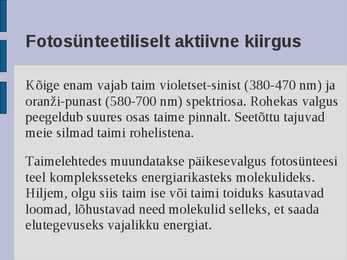 Ökoloogia energia loeng #33