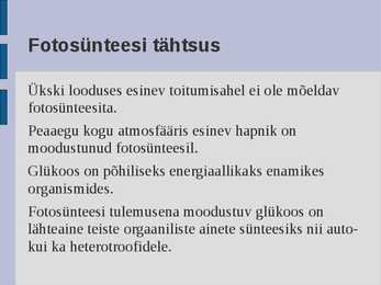 Ökoloogia energia loeng #36