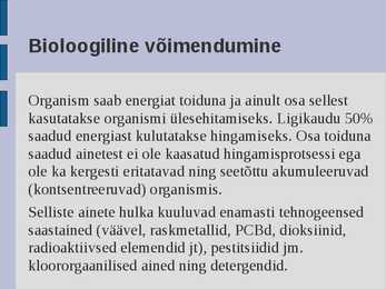 Ökoloogia energia loeng #65