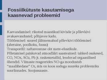 Ökoloogia energia loeng #88