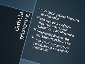 Päikesesüsteemi seitsmes planeet - Uraan-PowerPoint esitlus #5