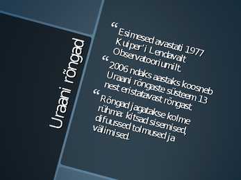 Päikesesüsteemi seitsmes planeet - Uraan-PowerPoint esitlus #6