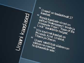 Päikesesüsteemi seitsmes planeet - Uraan-PowerPoint esitlus #7
