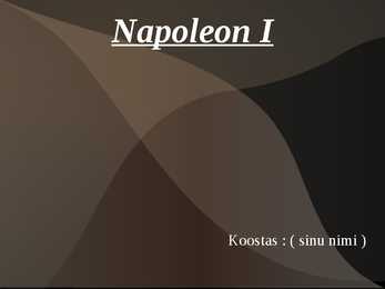 Napoleoni powerpoint