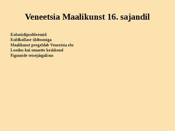 Kõrgrenessanss kujutavas kunstis powerpoint #19