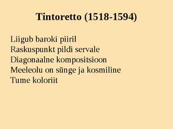 Kõrgrenessanss kujutavas kunstis powerpoint #29