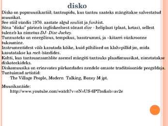 20-sajandi rock- ja popmuusika stiilid Powerpoint esitlus #22