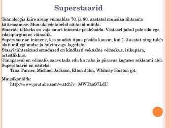 20-sajandi rock- ja popmuusika stiilid Powerpoint esitlus #28